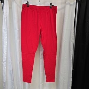 No Boundaries Vibrant Red Leggings